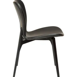 Paragon Stol Vintage Black Art.Leather, Black Ash