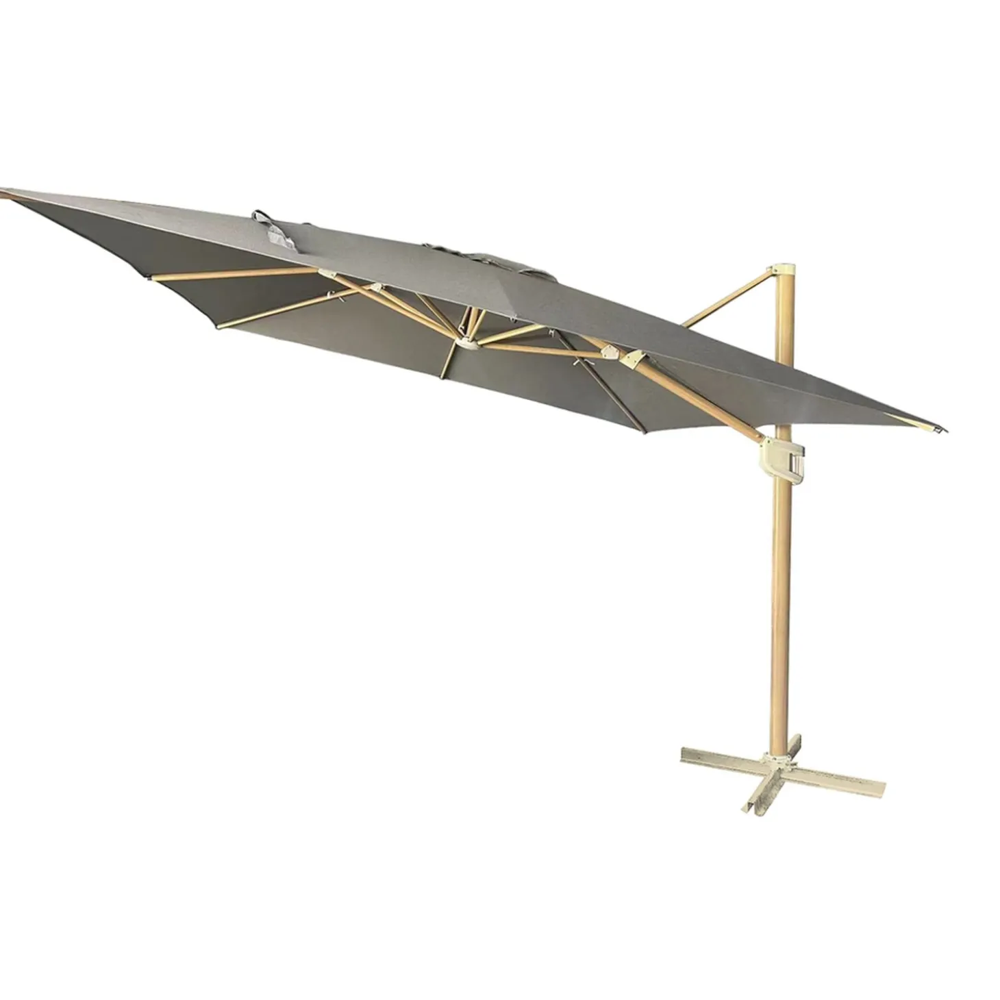 Parasoll 300 cm Mörkgrå