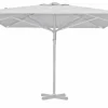 Paris Parasoll Metall 4x4m Vit/Vit
