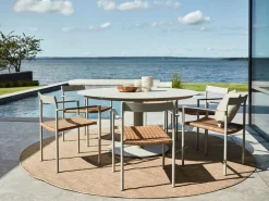 Peace Matbord Rund 150 cm Antracit