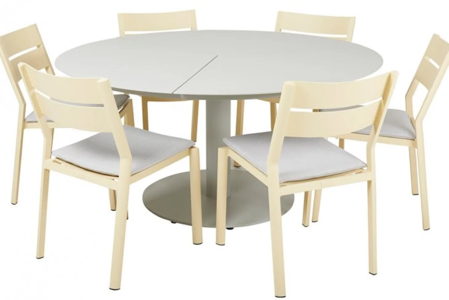 Peace Matbord Rund 150 cm Light Grey