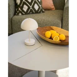 Peace Soffbord Light Grey Ø80x46 cm