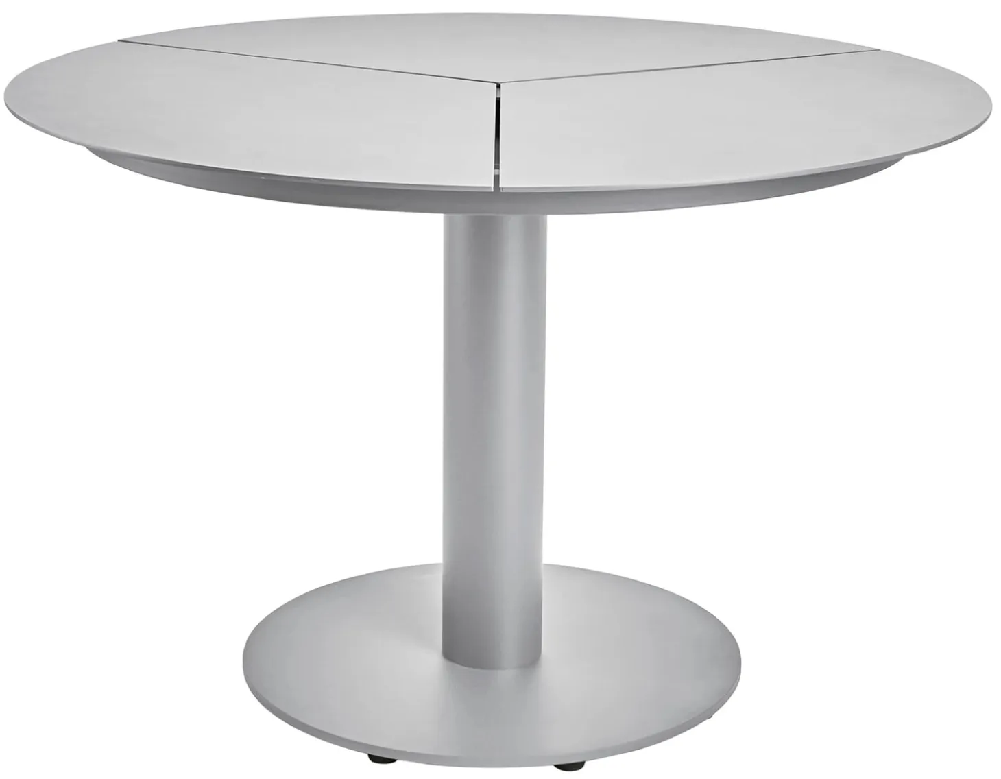 Peace Utebord Rund 110 cm Light Grey