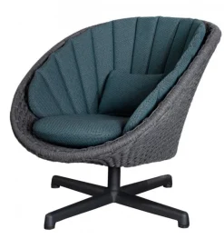 Peacock Snurrfåtölj Grå