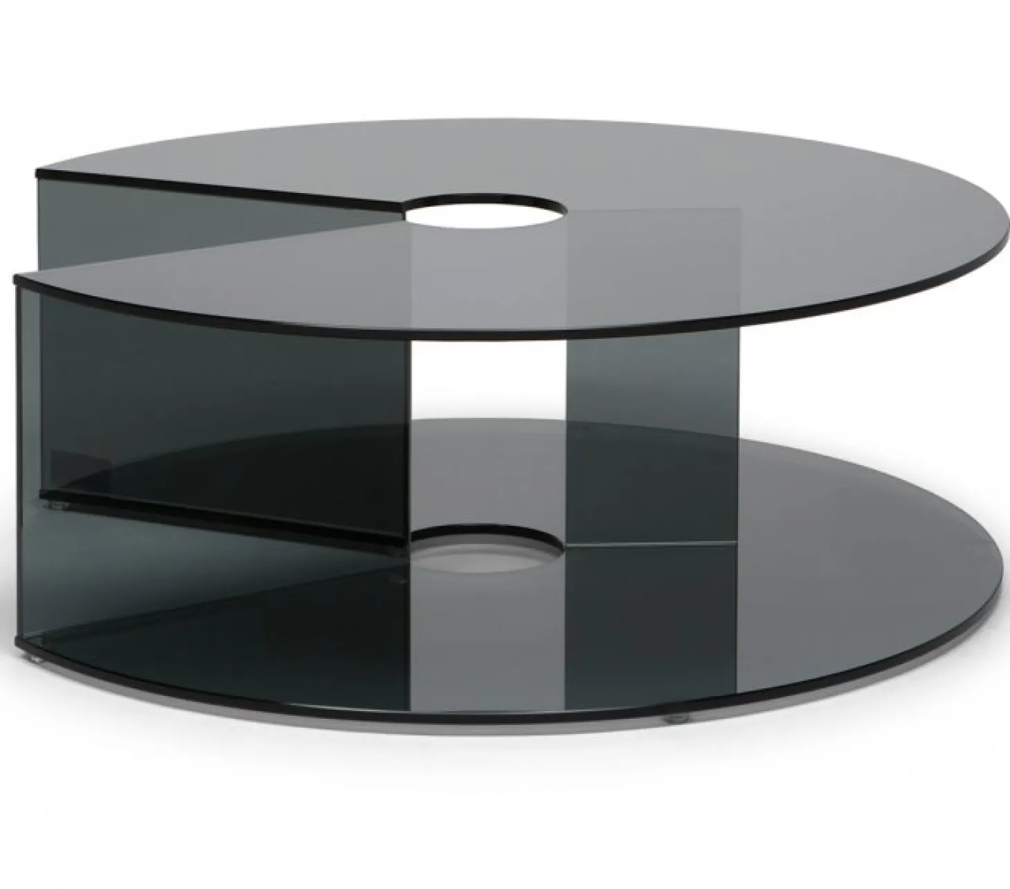 Pepe Soffbord Glas 90cm Smoke