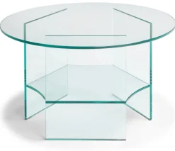 Pepe Soffbord Glas 70cm Transparent