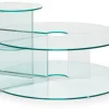 Pepe Soffbord Glas 90cm Transparent