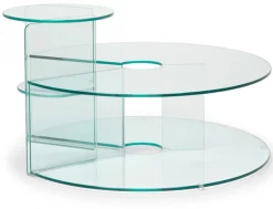 Pepe Soffbord Glas 90cm Transparent