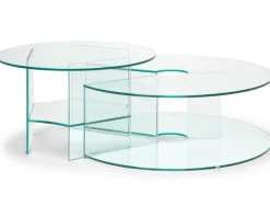 Pepe Soffbord Glas 90cm Transparent