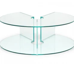 Pepe Soffbord Glas 90cm Transparent