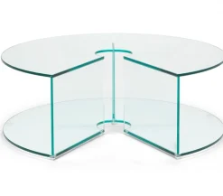 Pepe Soffbord Glas 90cm Transparent