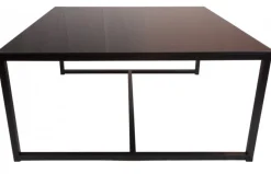Pierre Soffbord 100x100cm Svart Glas