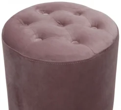 Pisa Sittpuff Rosa Sammet