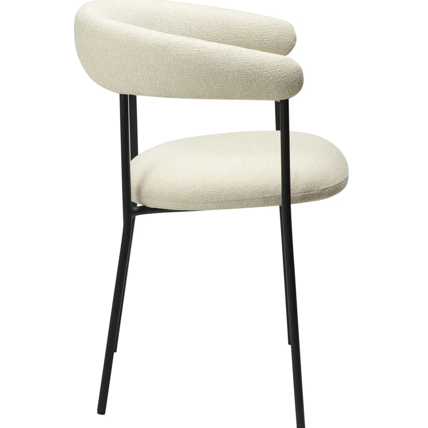 Plenti Stol Bone White, Black