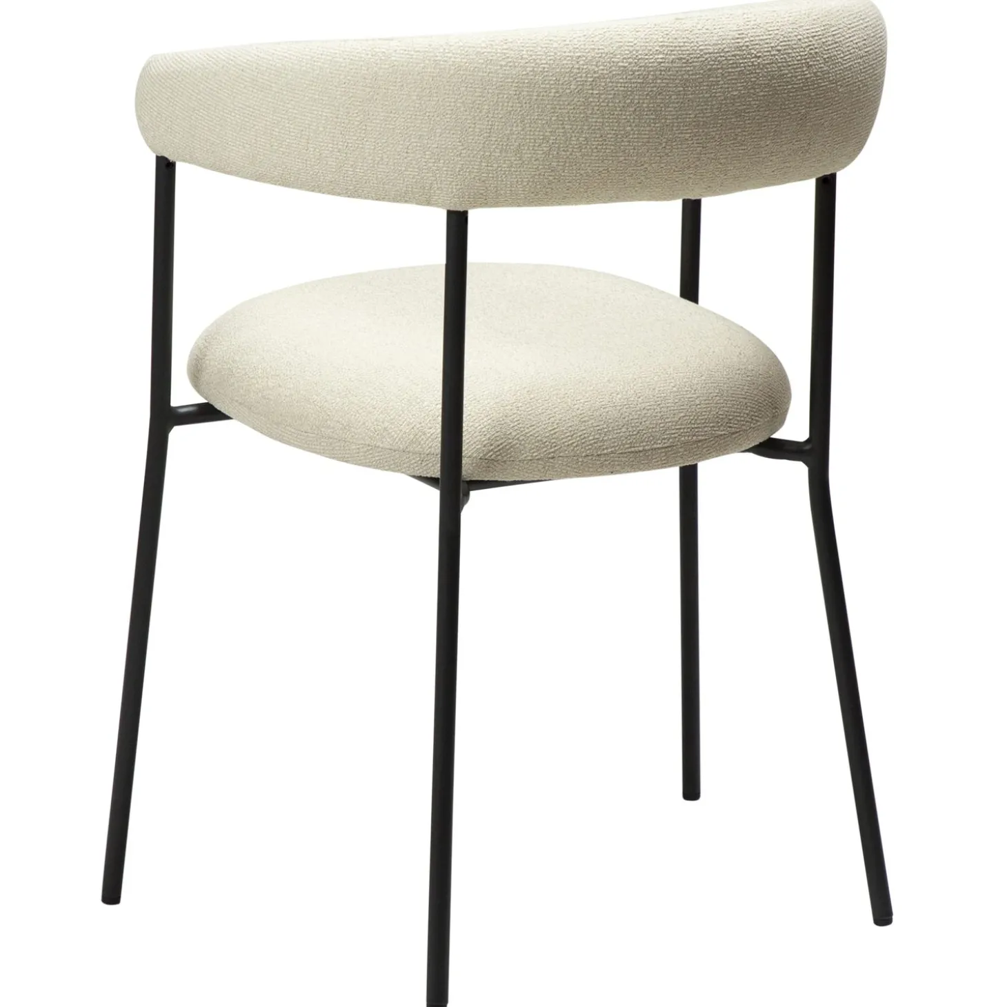 Plenti Stol Bone White, Black