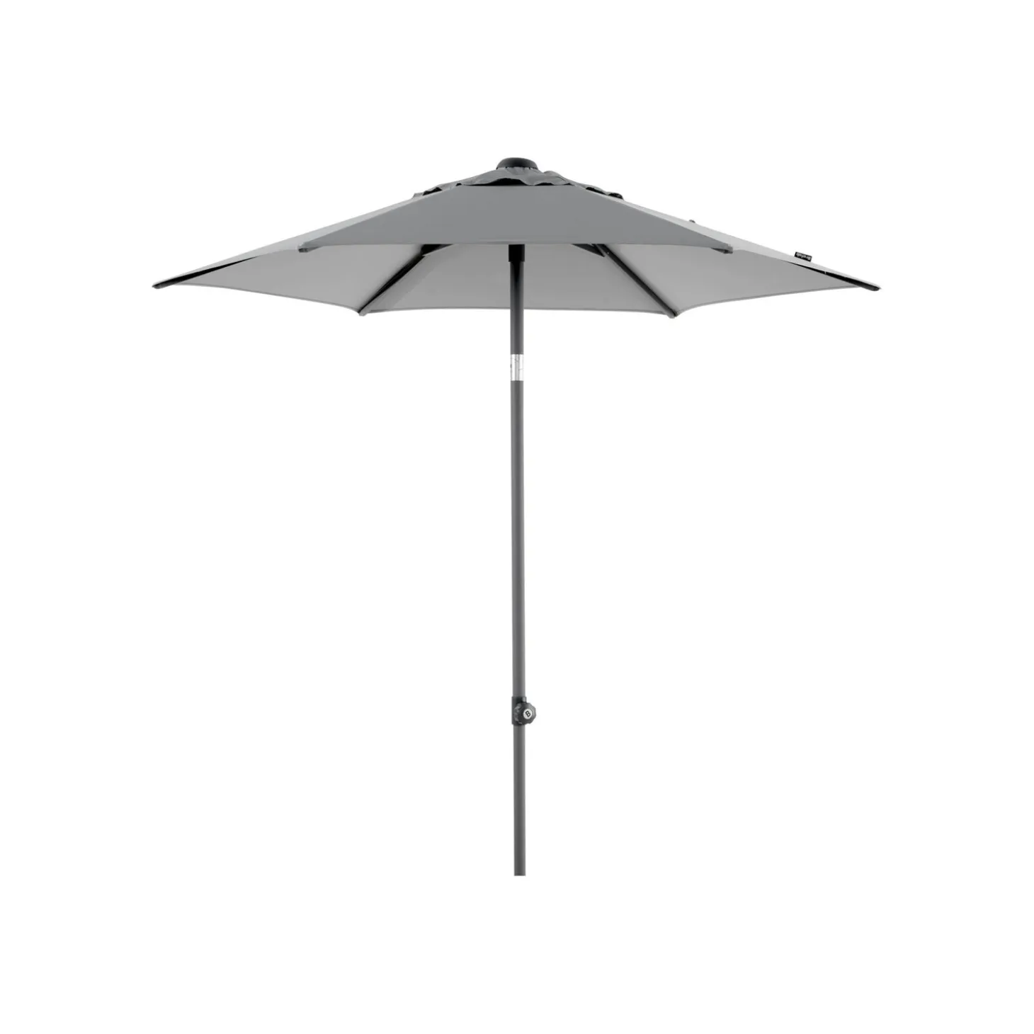 Poppi Parasoll 200 cm Antracit/Grå