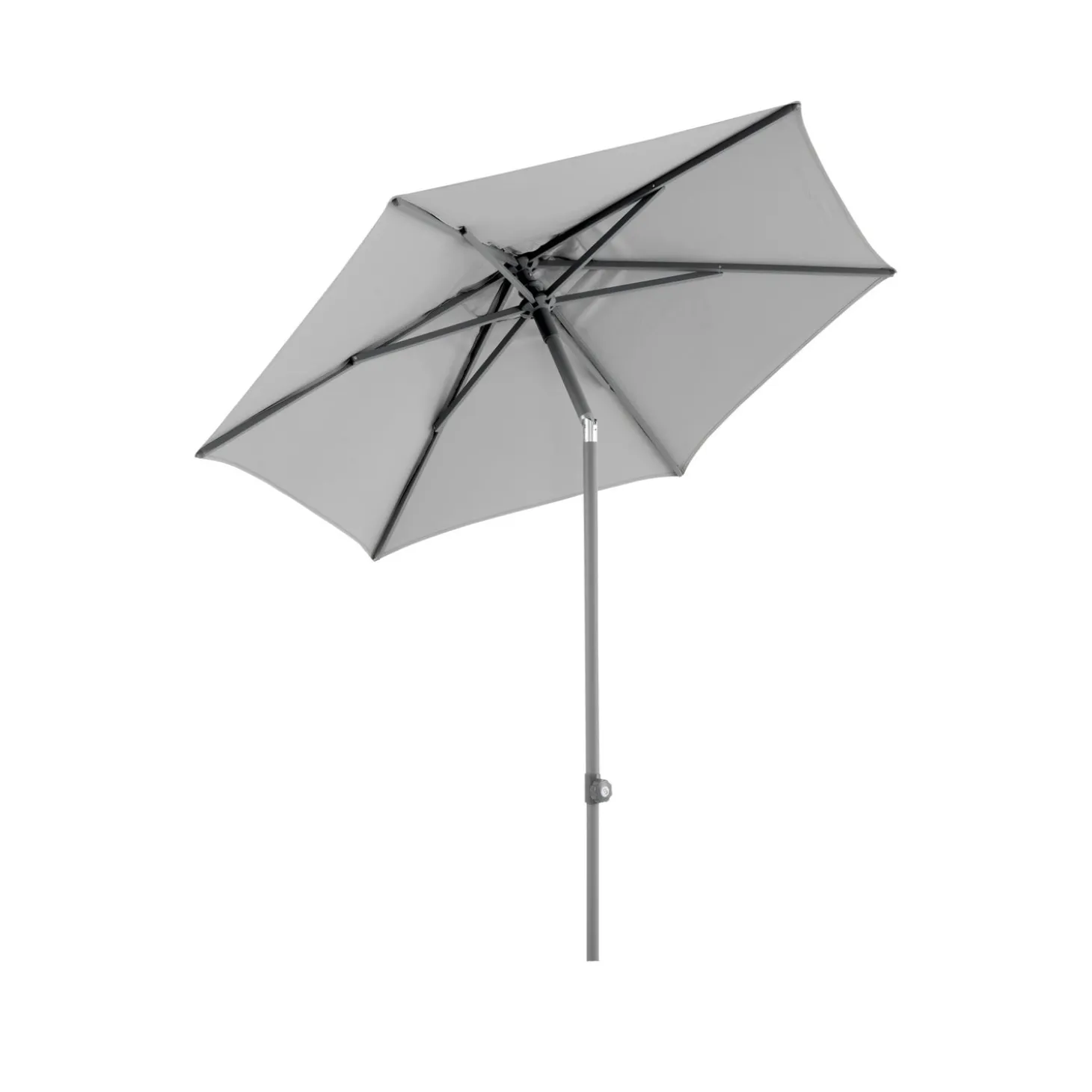 Poppi Parasoll 200 cm Antracit/Grå