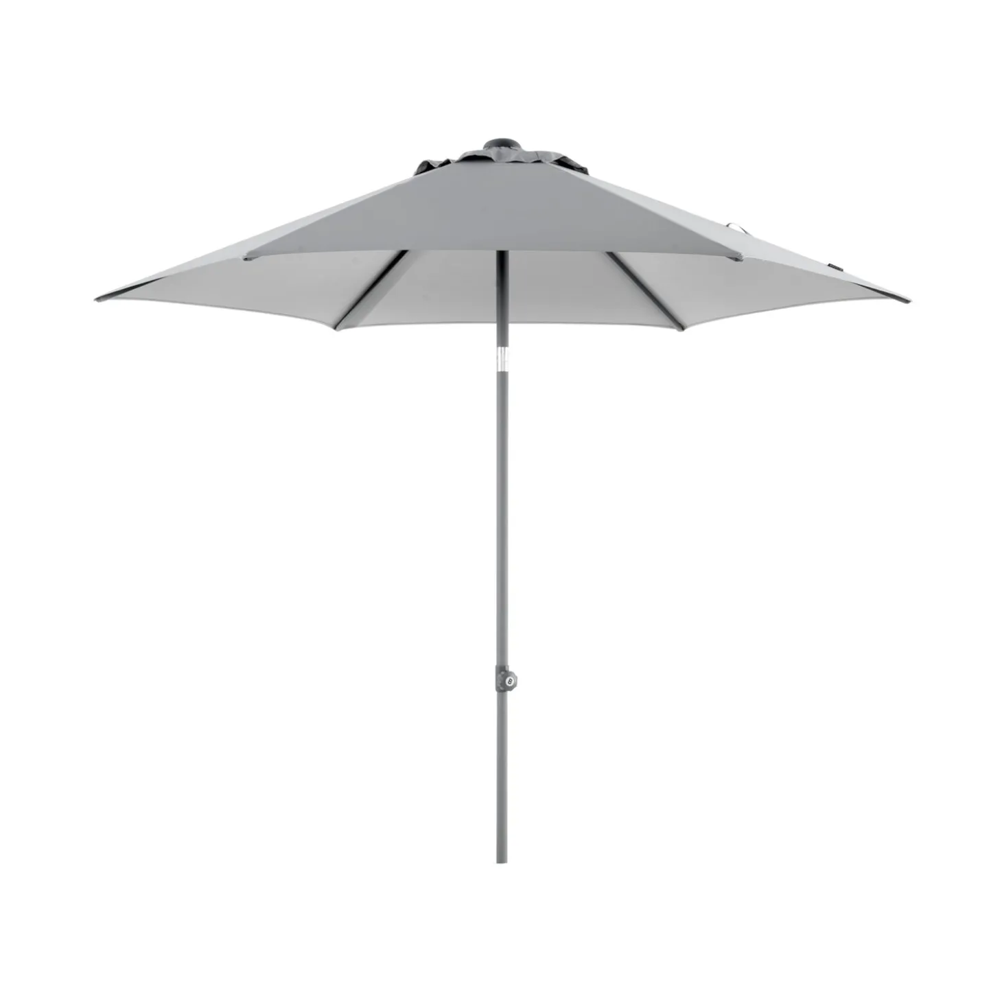 Poppi Parasoll 250 cm Antracit/Grå