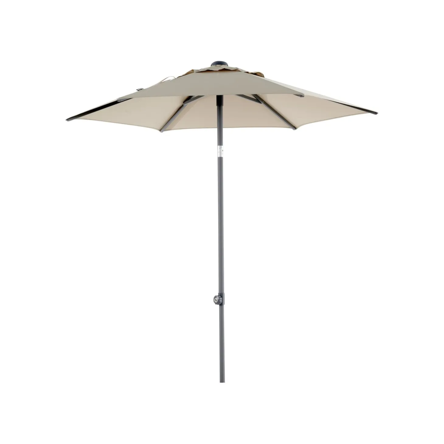Poppi Parasoll 200 cm Champagne