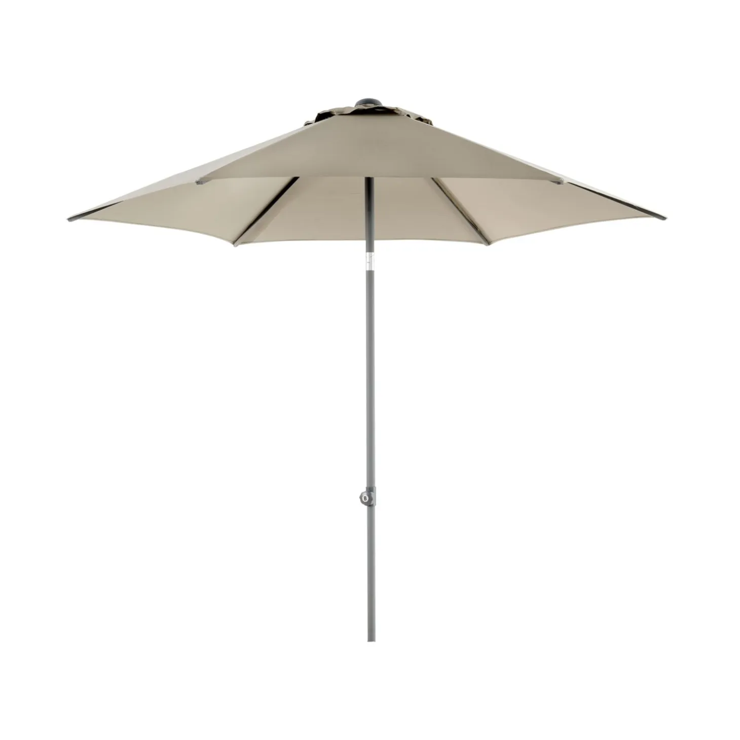 Poppi Parasoll 250 cm Taupe