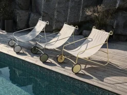 Poul Loungefåtölj Vit