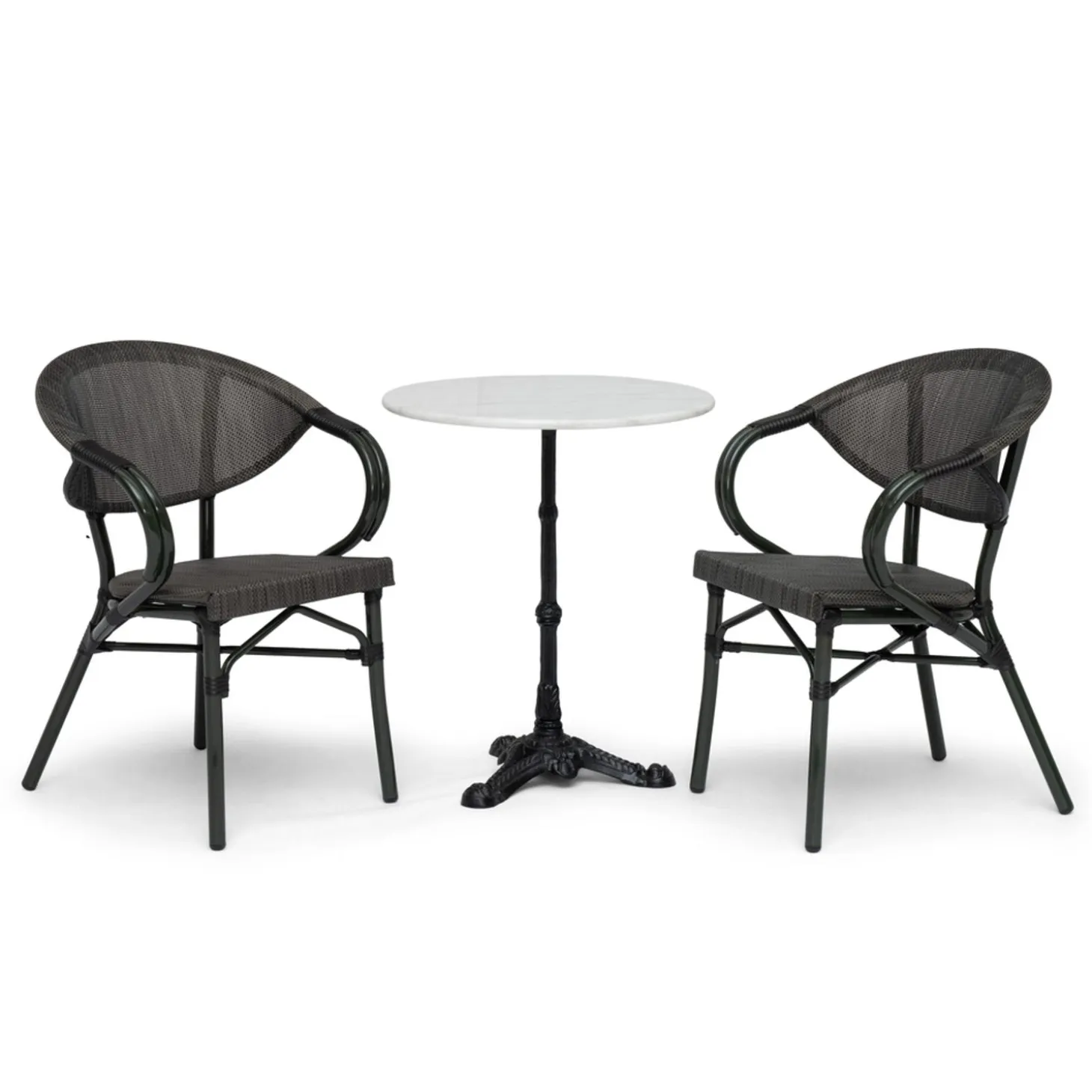 Äppelhed Caféstol Skogsgrön