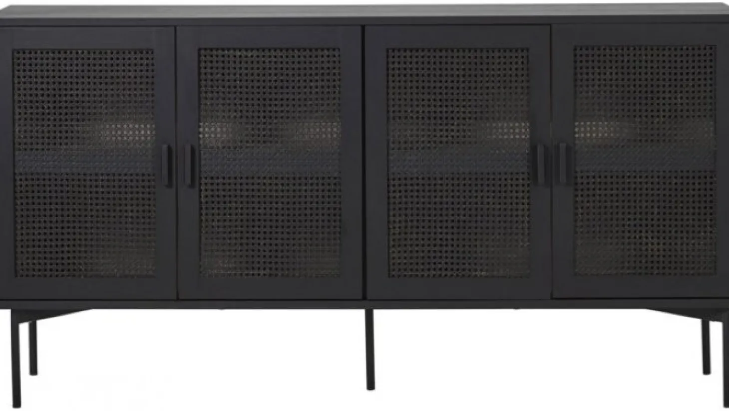 Raffels Sideboard 4 Dörr Svart