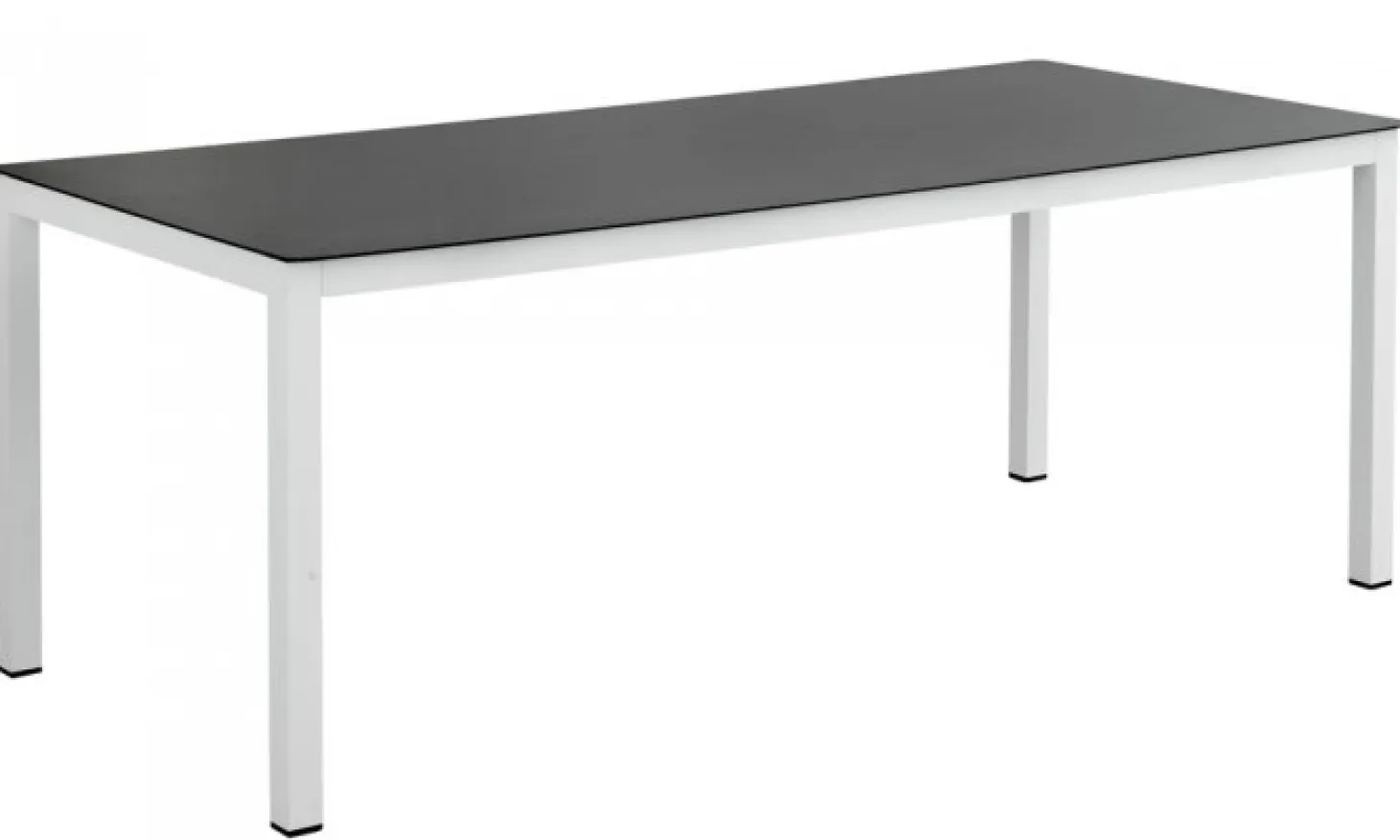 Rana Bord 200x90 cm Vit/Svart
