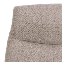 Randers Fåtölj med fotpall Monza tyg Beige