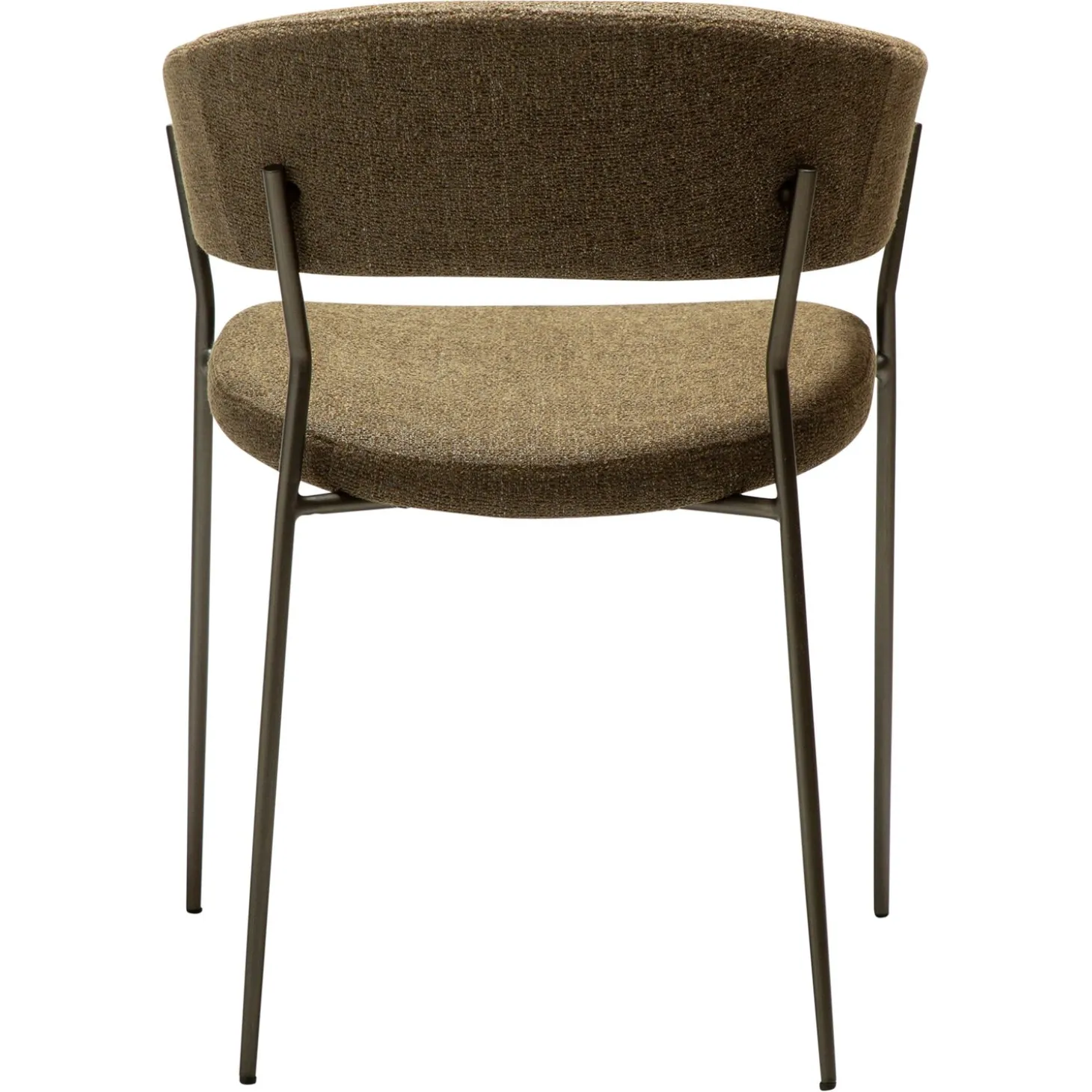 Reboot Stol Dark Olive, Antique Brass