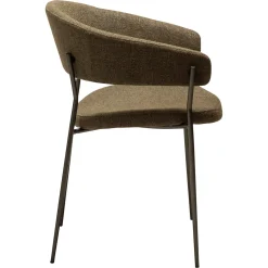 Reboot Stol Dark Olive, Antique Brass