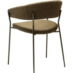 Reboot Stol Dark Olive, Antique Brass