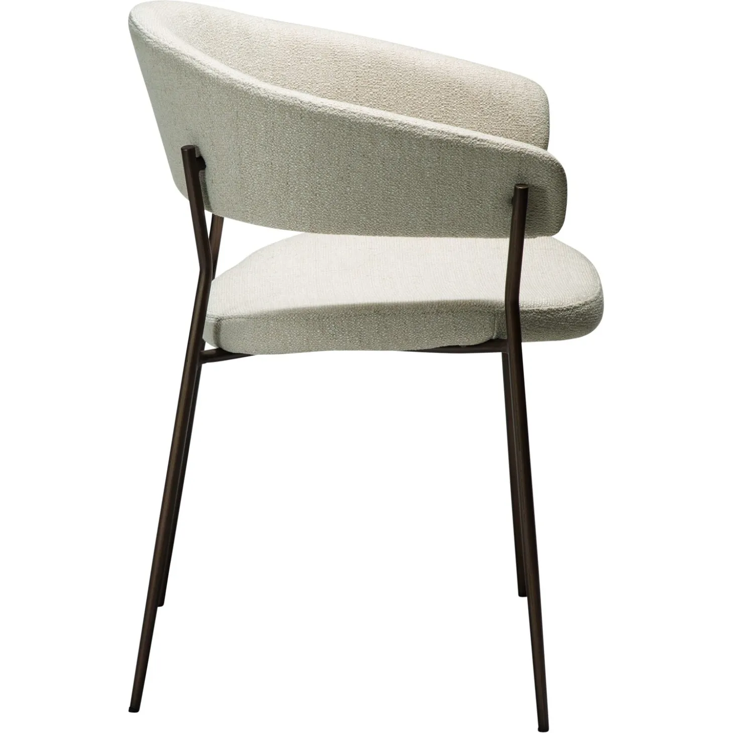 Reboot Stol Simply Beige, Antique Brass
