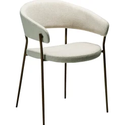 Reboot Stol Simply Beige, Antique Brass