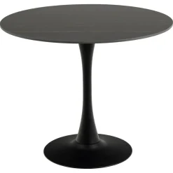 Rennes Matbord Rund 90 cm Svart Grantham