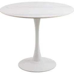 Rennes Matbord Rund 90 cm Vit Unico