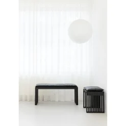 Rib 45x35 cm Pall Mahogny Matt Svart