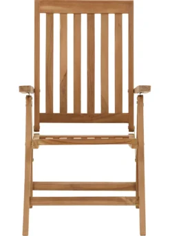 Rimini Matgrupp 100 cm ink Positionsstolar Teak