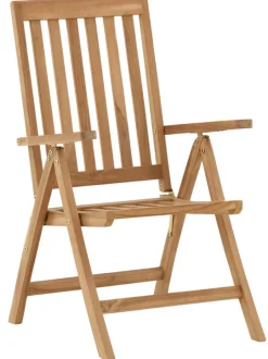 Rimini Matgrupp 100 cm ink Positionsstolar Teak