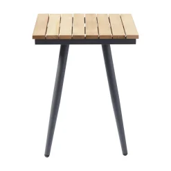 Rio Antracit/Teak Loungebord 50x45 cm