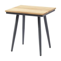 Rio Antracit/Teak Loungebord 50x45 cm