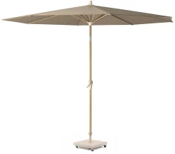 Riva Parasoll 250 cm Teak Look / Taupe