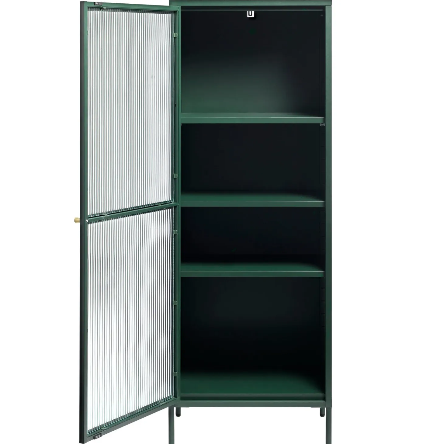 Riviera Vitrinskåp 160 cm Grön