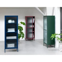 Riviera Vitrinskåp 160 cm Grön