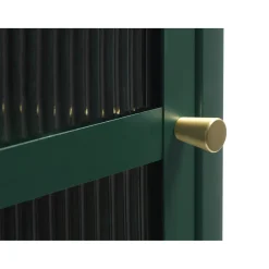 Riviera Vitrinskåp 160 cm Grön