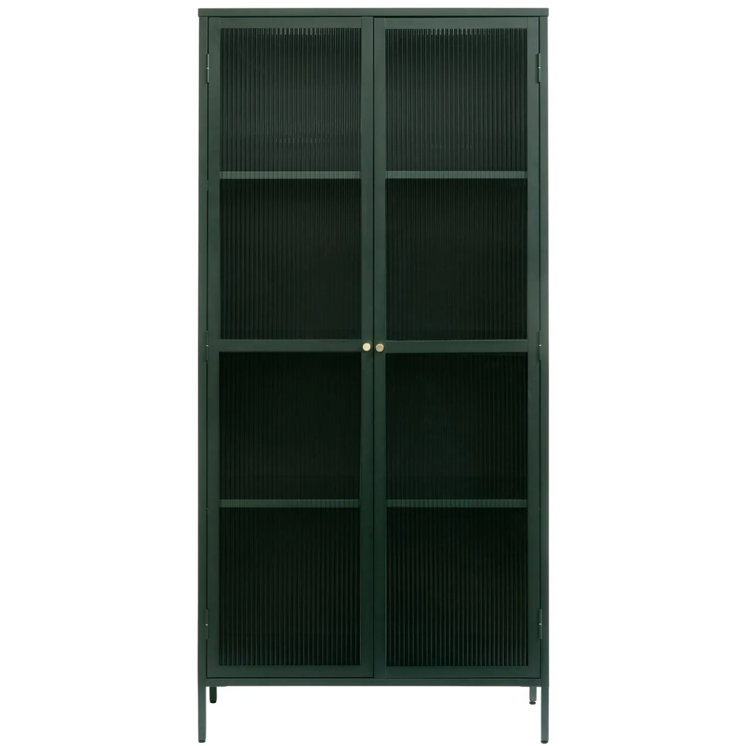 Riviera Vitrinskåp 190 cm Grön