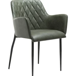 Rombo Stol Vintage Green Art.Leather