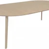 Sagene Matbord 110 cm Vitpigmenterad Ek REA