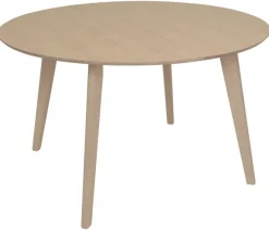 Sagene Matbord 110 cm Vitpigmenterad Ek REA