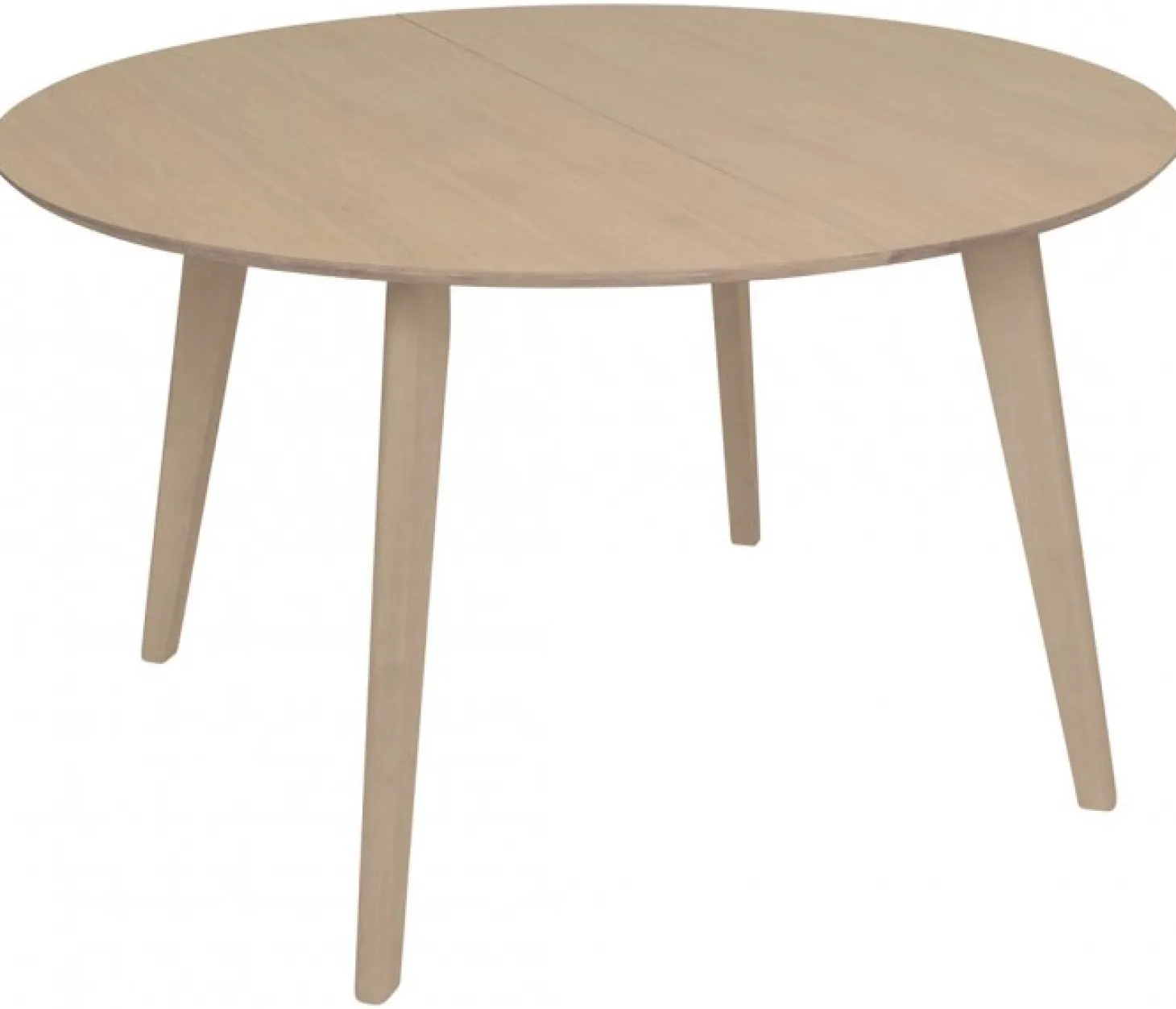 Sagene Matbord 110 cm Vitpigmenterad Ek REA